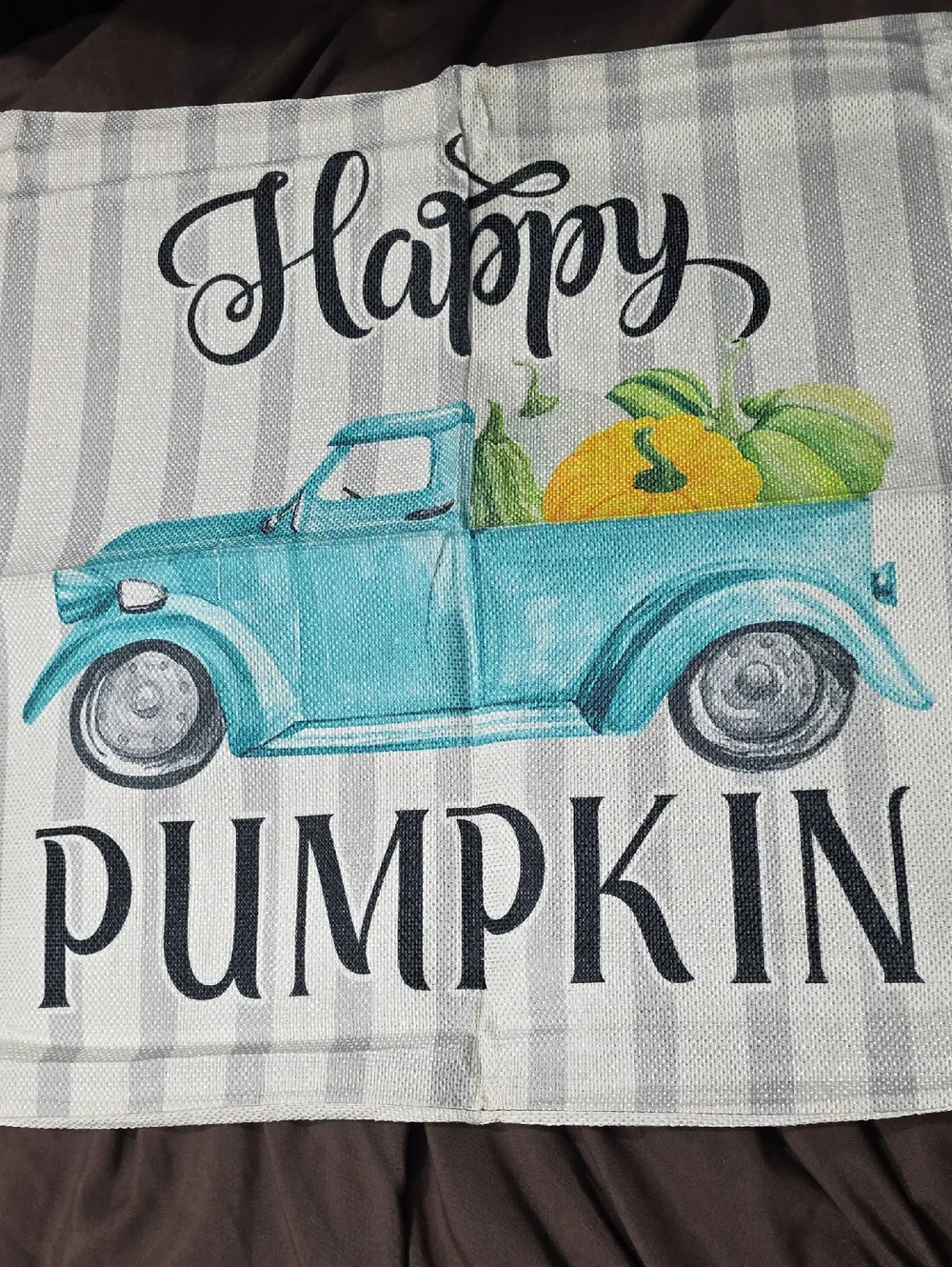 4 Fall Pillow Cases Aprox 17 X 18 Inches Zippered Bottom